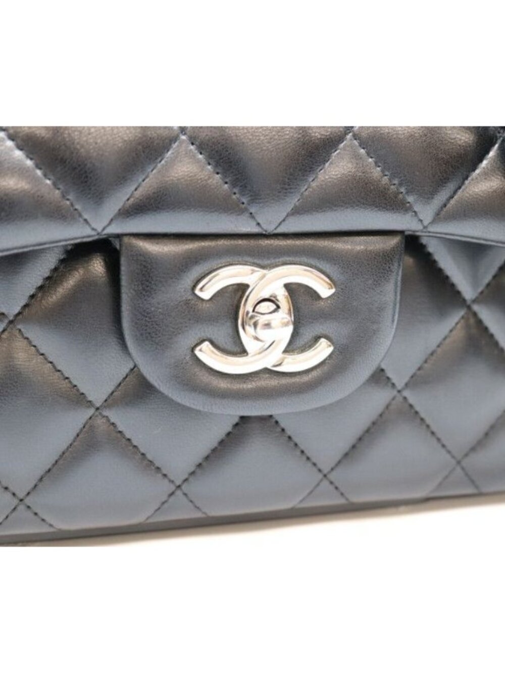 Chanel Black Lamb Silver Double Flap Maxi Quilted 30 - Picture 6 of 15
